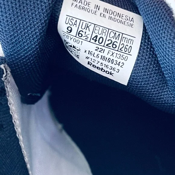 Reebok Womens Flexagon Energy 3 White Navy Running Shoes Sneakers Size 9 GUC - Picture 6 of 6